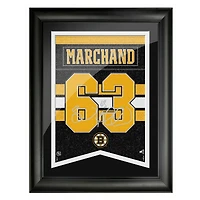 Brad Marchand Boston Bruins 12'' x 16'' Framed Replica Autograph Player - Banner