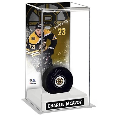 Étui de luxe pour rondelle de hockey Charlie McAvoy des Bruins de Boston
