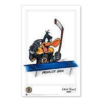 Daffy Duck Boston Bruins 11"x 17" Looney Tunes affiche imprimée