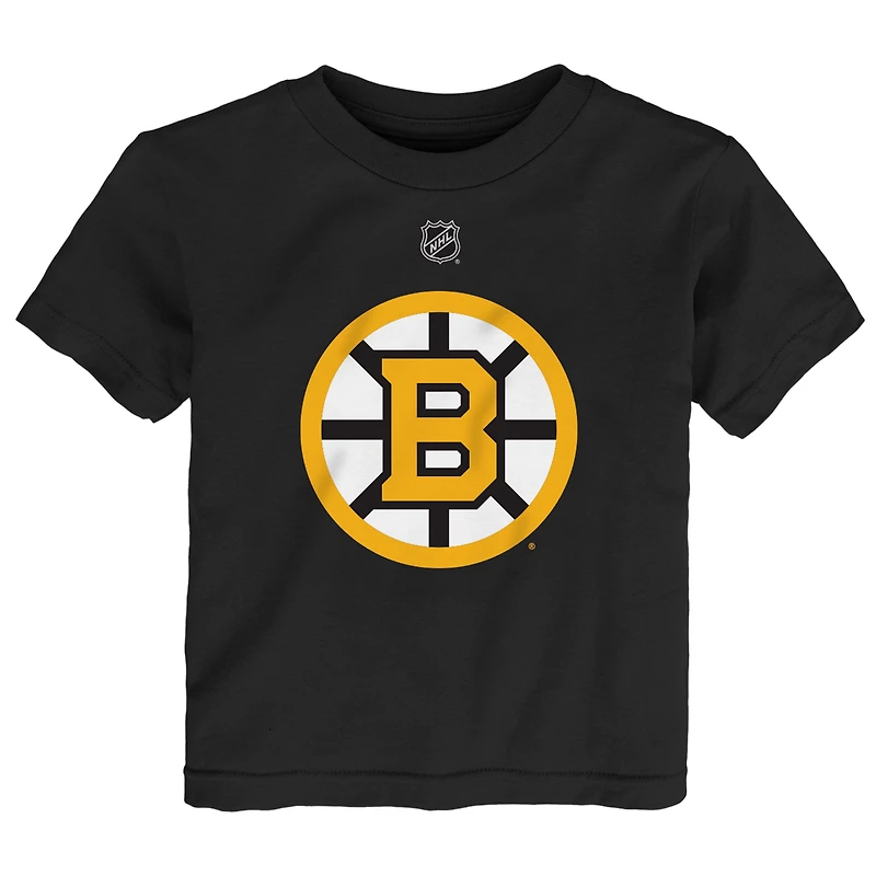 T-shirt pour bébé Outerstuff noir avec logo principal des Bruins de Boston