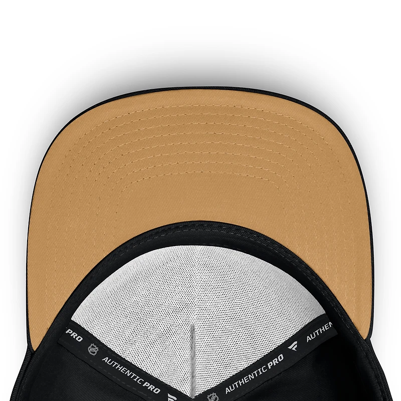 Men's Fanatics Black Boston Bruins Military Appreciation Authentic Pro A-Frame Adjustable Hat