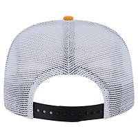 Men's New Era  Black/Gold Boston Bruins Throwback V-Dye Adjustable Golfer Hat