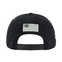 Casquette ajustable Hitch noire '47 Boston Bruins OHT pour homme, appréciation militaire, honneur et défense de la patrie