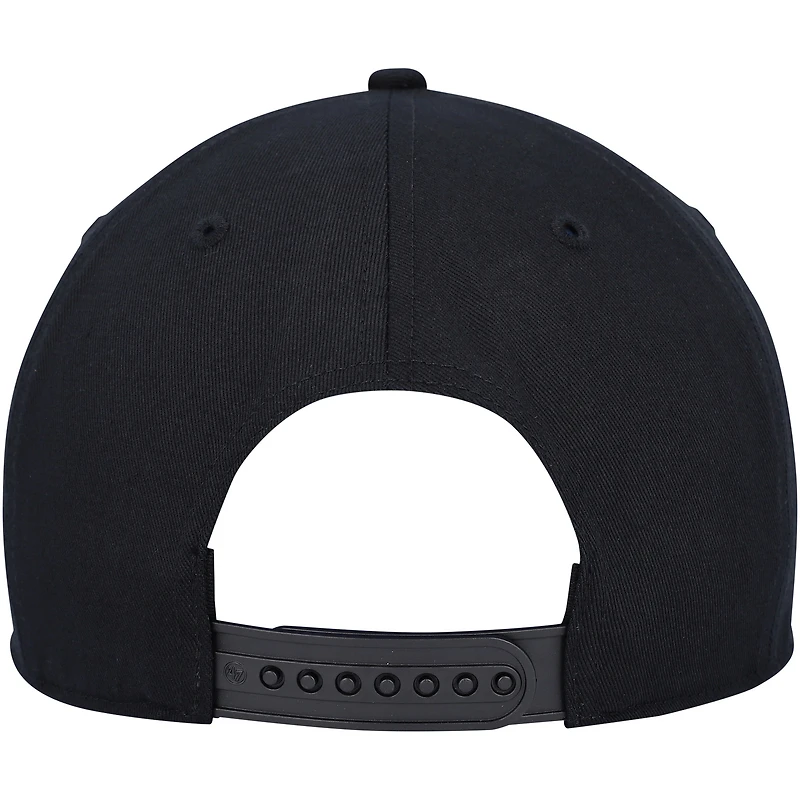 Men's '47 Black Boston Bruins Primary Hitch Snapback Hat