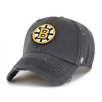 Casquette ajustable homme '47 Bruins de Boston, couleur anthracite, aspect vieilli