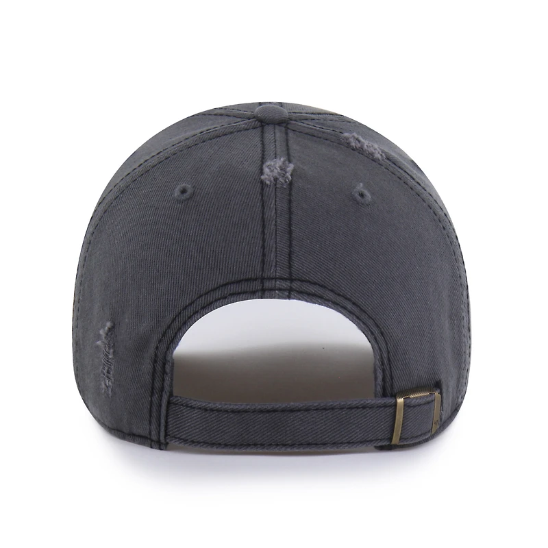Men's '47 Charcoal Boston Bruins Weathered Clean Up Adjustable Hat