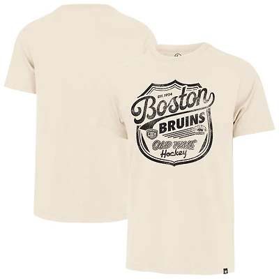 T-shirt Franklin à carreaux crème Boston Bruins '47 pour homme