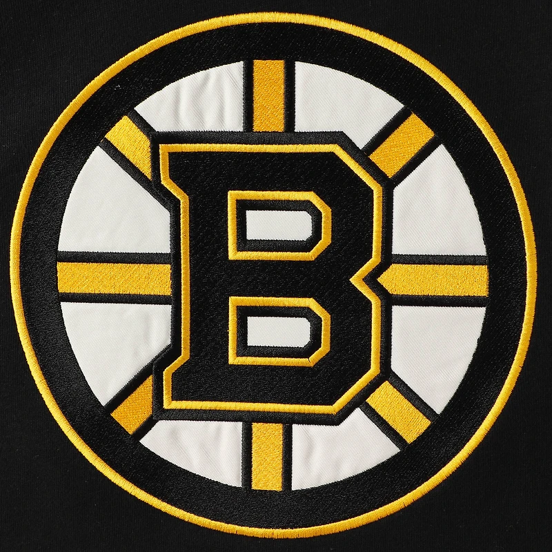 Sweat à capuche lacets noir pour homme, modèle 47 David Pastrnak, joueur des Bruins de Boston