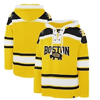 Men's '47 Gold Boston Bruins 2026 NHL Stadium Series Superior Lacer Hoodie