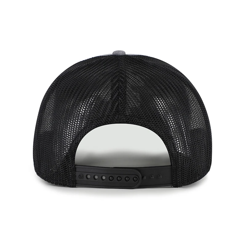 Men's '47  Gray Boston Bruins Carbon Rope Trucker Adjustable Hat