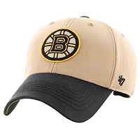 Casquette ajustable Dusted Sedgwick MVP '47 kaki/noir pour homme des Bruins de Boston