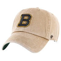 Casquette ajustable Earldor Clean Up des Bruins de Boston '47 kaki pour hommes