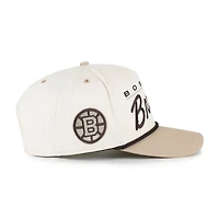 Men's '47  Natural/Tan Boston Bruins Neutral Terrain Hitch Rope Adjustable Hat