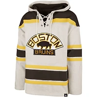 Sweat à capuche Rockaway Lacer des Bruins de Boston '47 Oatmeal pour hommes