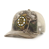 Men's '47 Realtree Camo Boston Bruins Logo Trucker Adjustable Hat