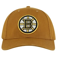 Casquette ajustable en sergé délavé Hepcat des Bruins de Boston pour homme, couleur tan American Needle