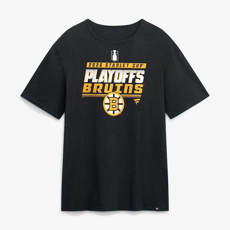 Men's Black Boston Bruins 2026 NHL Playoff Participant T-Shirt