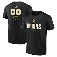 Men's Black Boston Bruins Custom Midfielder T-Shirt