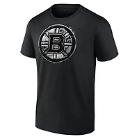 Men's  Black Boston Bruins Iced Out T-Shirt