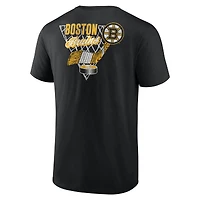 Men's  Black Boston Bruins Net Slap T-Shirt