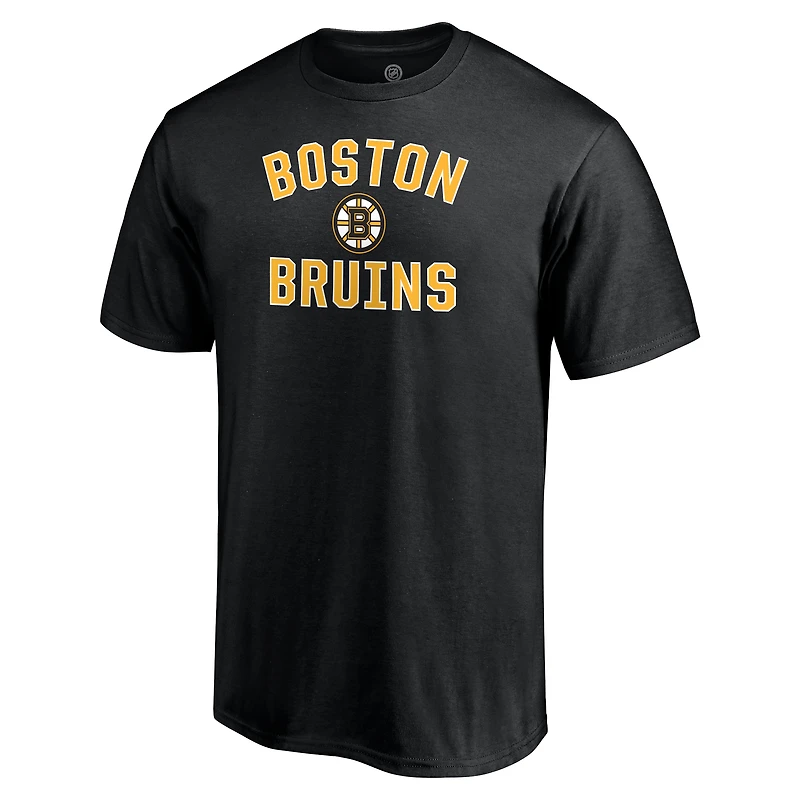 Men's  Black Boston Bruins Victory Arch T-Shirt