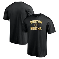 T-shirt noir pour homme avec arche de la victoire des Bruins Boston