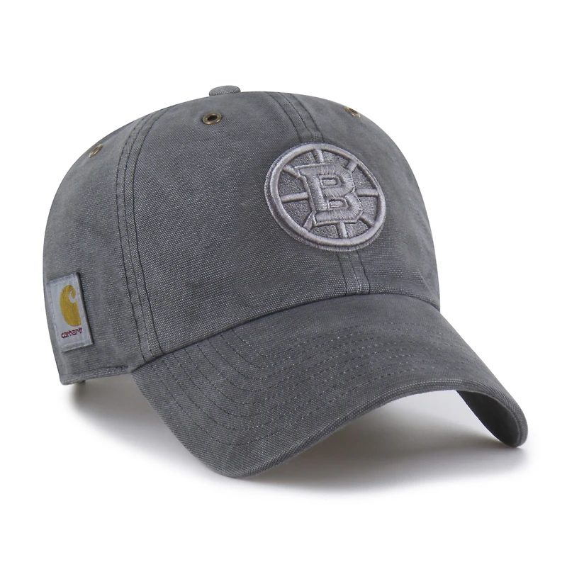 Casquette ajustable Carhartt x '47 Charcoal Boston Bruins Clean Up pour homme