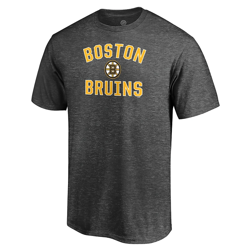 Men's Charcoal Boston Bruins Victory Arch T-Shirt