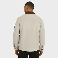 Men's Darius Rucker Collection by Fanatics Tan Boston Bruins Midweight Canvas Full-Button Jacket