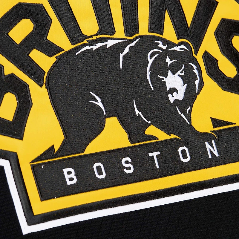Maillot David Pastrnak noir pour homme des Bruins de Boston 2014-15 Power Play