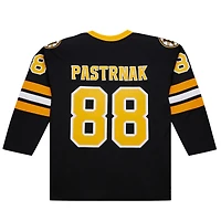 Maillot David Pastrnak noir pour homme des Bruins de Boston 2014-15 Power Play