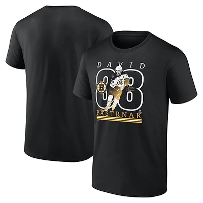 Men's David Pastrnak Black Boston Bruins Player Show T-Shirt
