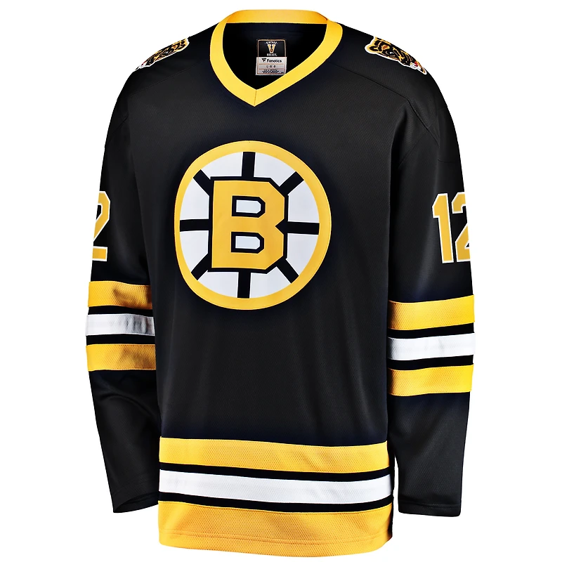 Fanatics pour hommes Adam Oates noir Boston Bruins Premier Breakaway joueur retraité - Maillot