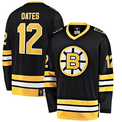 Fanatics pour hommes Adam Oates noir Boston Bruins Premier Breakaway joueur retraité - Maillot
