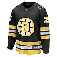 Maillot de joueur échappé à domicile des Bruins Boston noir Andrew Peeke Fanatics pour hommes