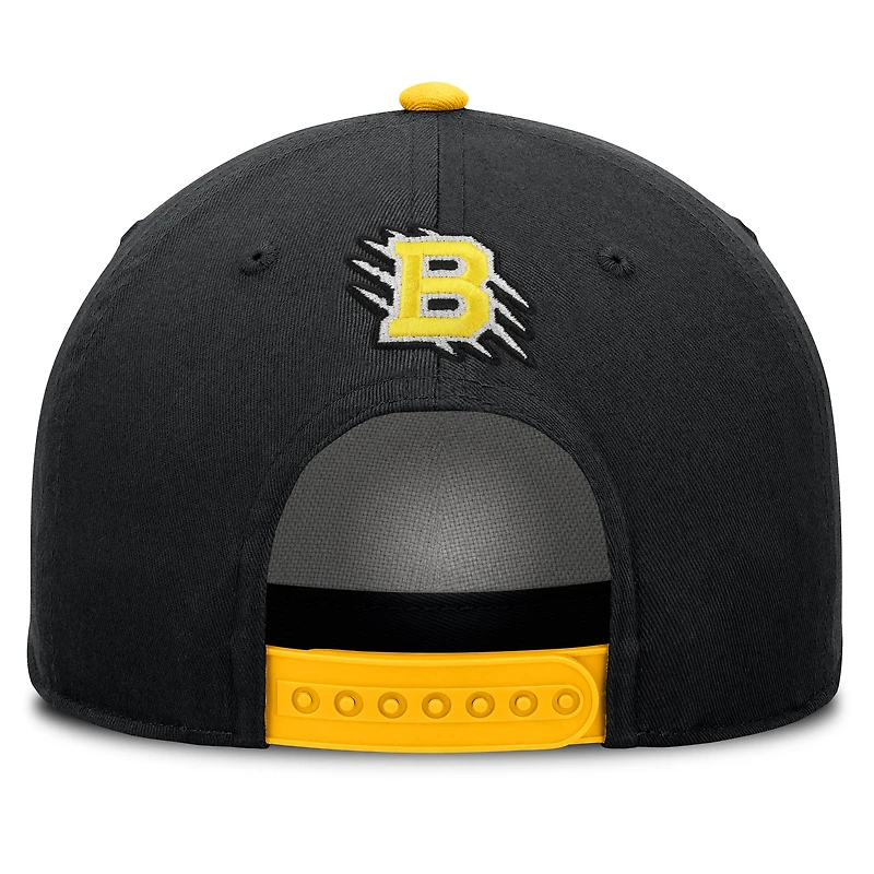 Men's Fanatics  Black Boston Bruins 2026 NHL Stadium Series Authentic Pro A-Frame Adjustable Hat