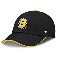 Casquette ajustable authentique professionnelle Fanatics noire Boston Bruins 2026 NHL Stadium Series pour homme