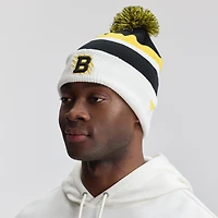 Bonnet authentique professionnel à revers avec pompon, Boston Bruins, série Stadium Series 2026 de la LNH, noir, de Fanatics.