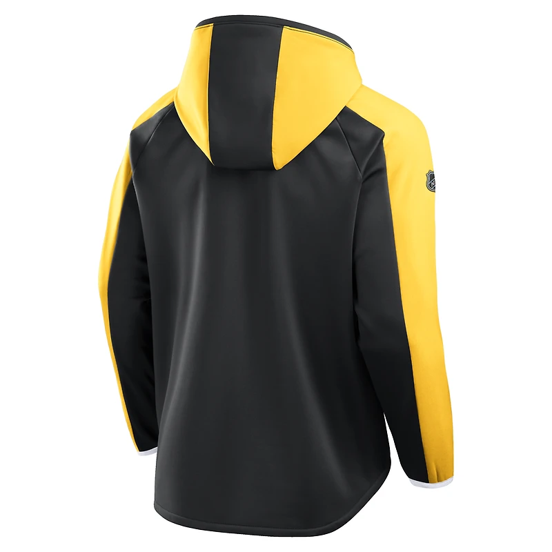 Men's Fanatics Black Boston Bruins 2026 NHL Stadium Series Authentic Pro Full-Zip Jacket