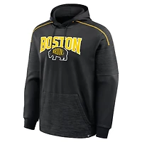 Sweat à capuche Fanatics noir pour homme, Boston Bruins, série des stades de la LNH 2026, défenseur.