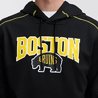 Men's Fanatics Black Boston Bruins 2026 NHL Stadium Series Defender Pullover Hoodie