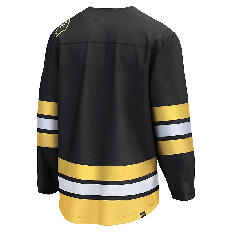 Maillot Fanatics noir pour homme des Bruins de Boston, anniversaire, domicile, Breakaway