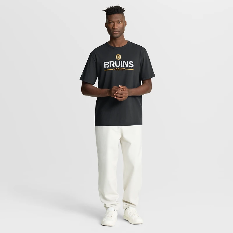 Men's Fanatics Black Boston Bruins Authentic Pro Primary T-Shirt