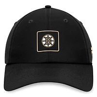 Casquette réglable noire Boston Bruins Authentic Pro Rink Fanatics pour hommes