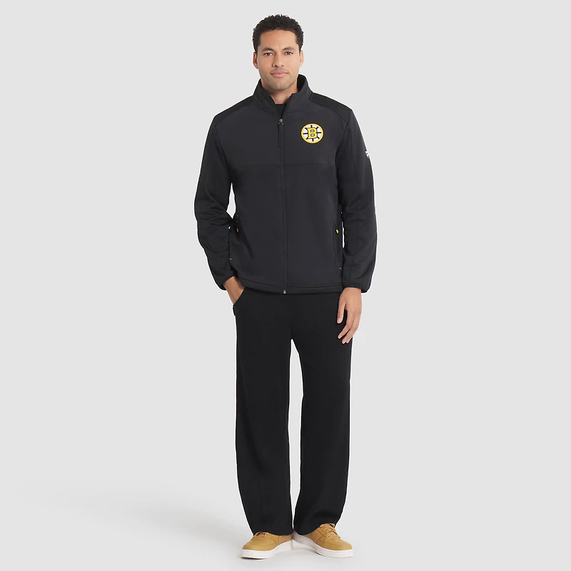 Men's Fanatics Black Boston Bruins Authentic Pro Rink Full-Zip Jacket