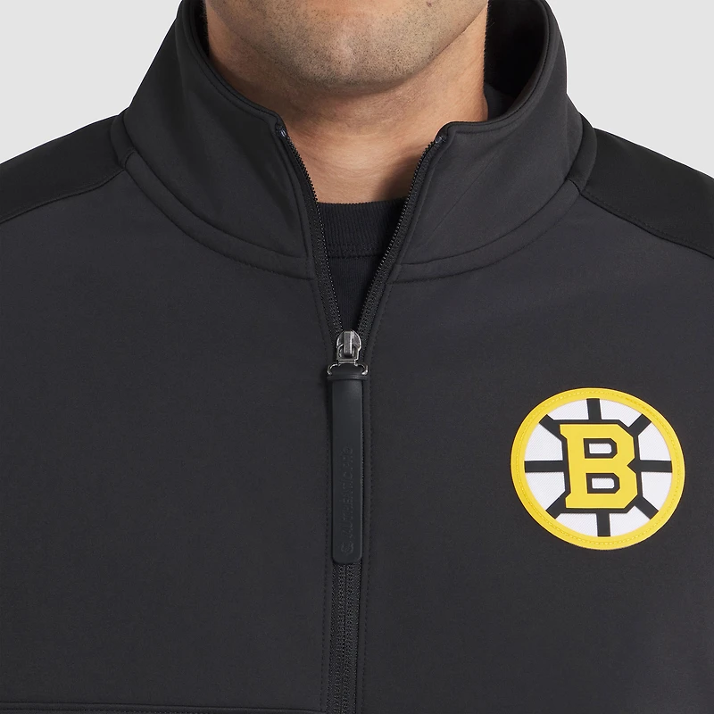 Men's Fanatics Black Boston Bruins Authentic Pro Rink Full-Zip Jacket