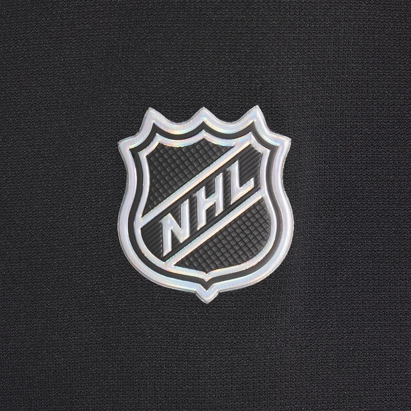 Veste zippée intégrale Fanatics noire authentique des Bruins de Boston pour homme