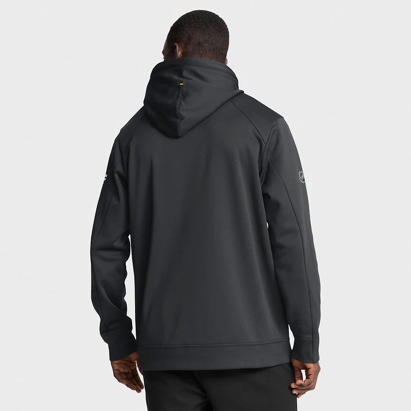 Sweat à capuche Fanatics noir authentique des Bruins de Boston pour homme