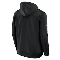 Sweat à capuche Fanatics noir authentique des Bruins de Boston pour homme