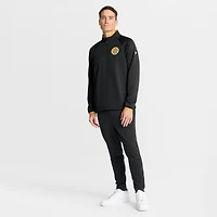Men's Fanatics Black Boston Bruins Authentic Pro Rink Raglan Quarter-Zip Pullover
